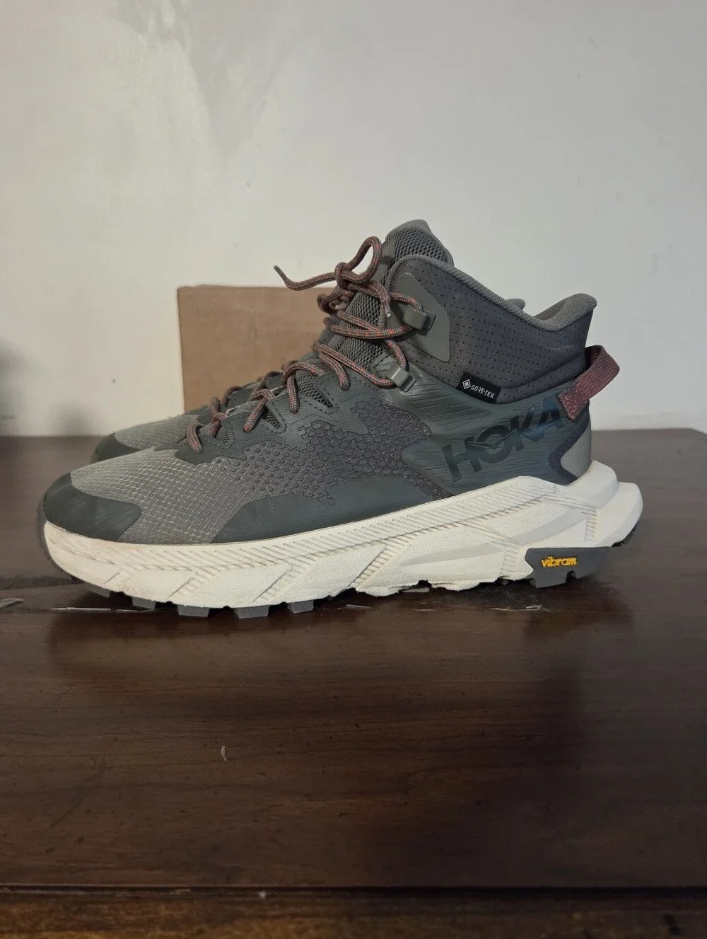 Hoka Trail Code GTX Mens 9D Stormy Weather Waterproof Hiking Boots 1123165